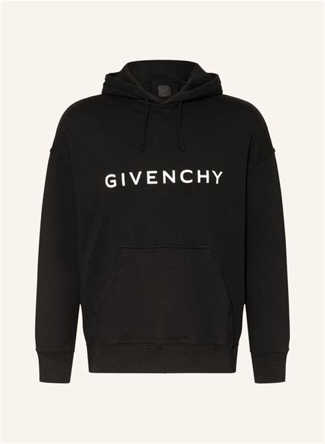 givenchy studio homme hoodie sweatshirt kapuzenpullover farbe schwarz|givenchy sweatshirt fleece.